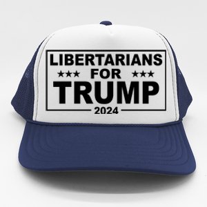 Libertarians For Trump 2024 Political Trucker Hat