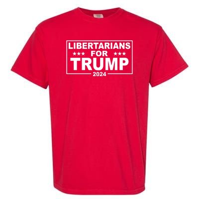 Libertarians For Trump 2024 Political Garment-Dyed Heavyweight T-Shirt