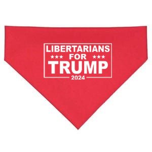 Libertarians For Trump 2024 Political USA-Made Doggie Bandana