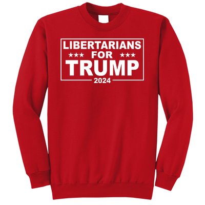 Libertarians For Trump 2024 Political Sweatshirt