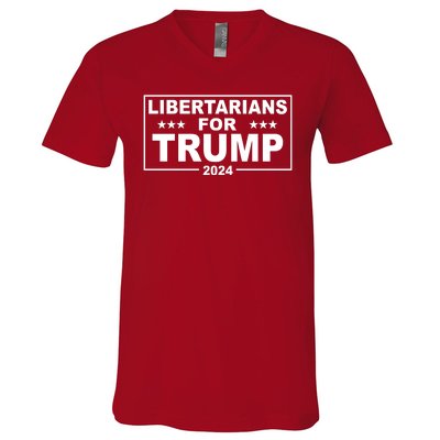 Libertarians For Trump 2024 Political V-Neck T-Shirt