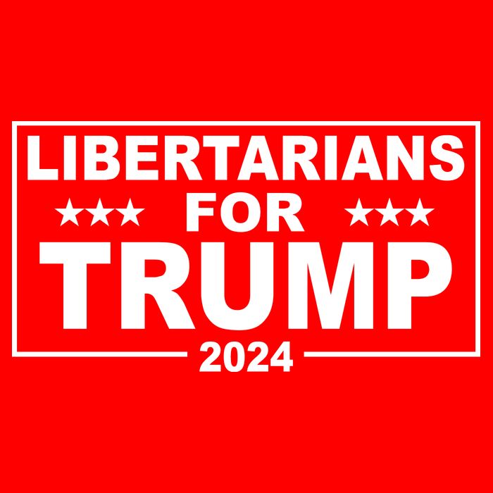 Libertarians For Trump 2024 Political 16 in Basic Backpack