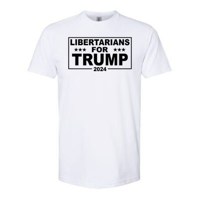 Libertarians For Trump 2024 Political Softstyle CVC T-Shirt