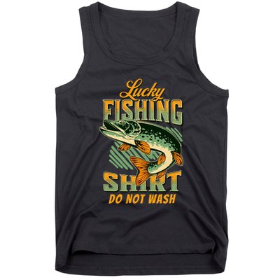 Lucky Fishing Tee Do Not Wash Vintage Fishing Lover Tank Top