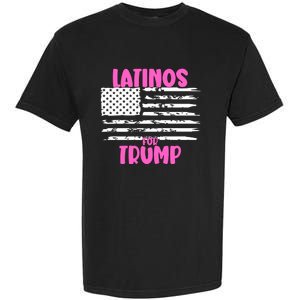 Latinos For Trump Latinos Conservative Merch Premium Garment-Dyed Heavyweight T-Shirt