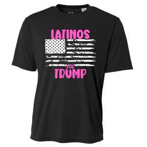 Latinos For Trump Latinos Conservative Merch Premium Cooling Performance Crew T-Shirt