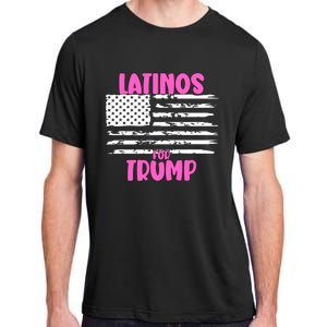 Latinos For Trump Latinos Conservative Merch Premium Adult ChromaSoft Performance T-Shirt