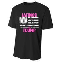 Latinos For Trump Latinos Conservative Merch Premium Performance Sprint T-Shirt