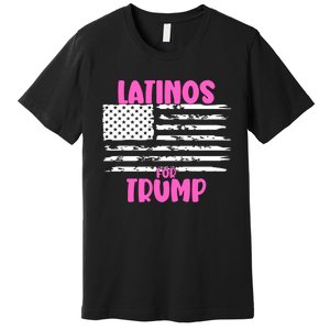 Latinos For Trump Latinos Conservative Merch Premium Premium T-Shirt