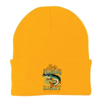 Lucky Fishing Tee Do Not Wash Vintage Fishing Lover Knit Cap Winter Beanie