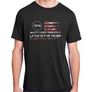 Latinos For Trump 2024 Adult ChromaSoft Performance T-Shirt