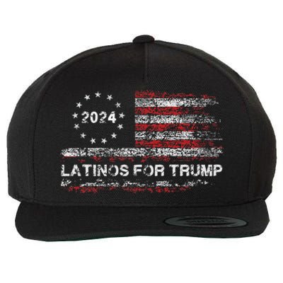 Latinos For Trump 2024 Wool Snapback Cap