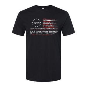 Latinos For Trump 2024 Softstyle CVC T-Shirt