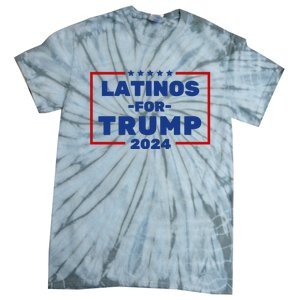 Latinos For Trump 2024 Tie-Dye T-Shirt