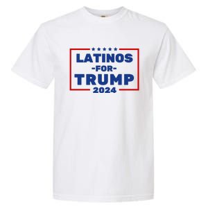 Latinos For Trump 2024 Garment-Dyed Heavyweight T-Shirt