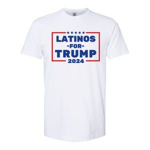 Latinos For Trump 2024 Softstyle CVC T-Shirt