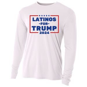 Latinos For Trump 2024 Cooling Performance Long Sleeve Crew