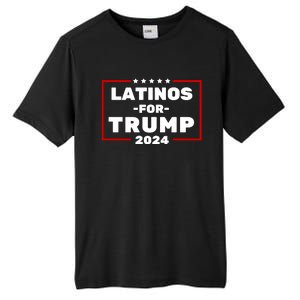 Latinos For Trump 2024 Tall Fusion ChromaSoft Performance T-Shirt