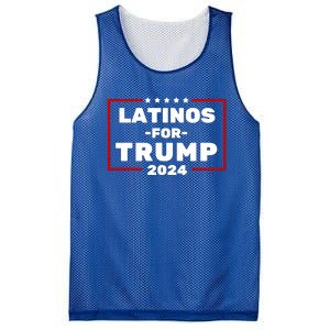 Latinos For Trump 2024 Mesh Reversible Basketball Jersey Tank