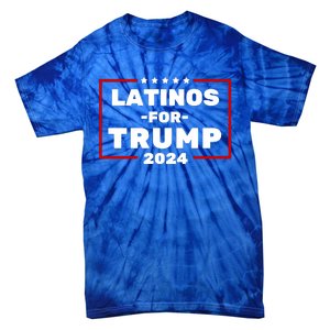 Latinos For Trump 2024 Tie-Dye T-Shirt