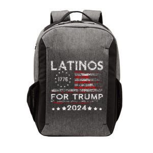 Latinos For Trump 2024 Funny Election Usa Flag Vector Backpack