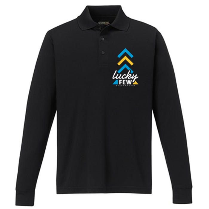 Lucky Few T21 Awareness Performance Long Sleeve Polo