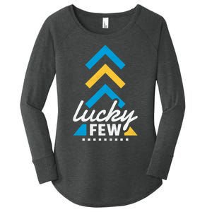 Lucky Few T21 Awareness Women's Perfect Tri Tunic Long Sleeve Shirt