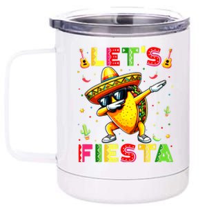 Lets Fiesta Taco Cinco De Mayo Boy Mexican Party 12 oz Stainless Steel Tumbler Cup