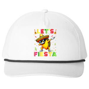 Lets Fiesta Taco Cinco De Mayo Boy Mexican Party Snapback Five-Panel Rope Hat