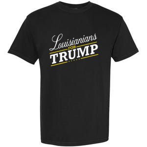 Louisiana For Trump 2024 Second President Election Garment-Dyed Heavyweight T-Shirt