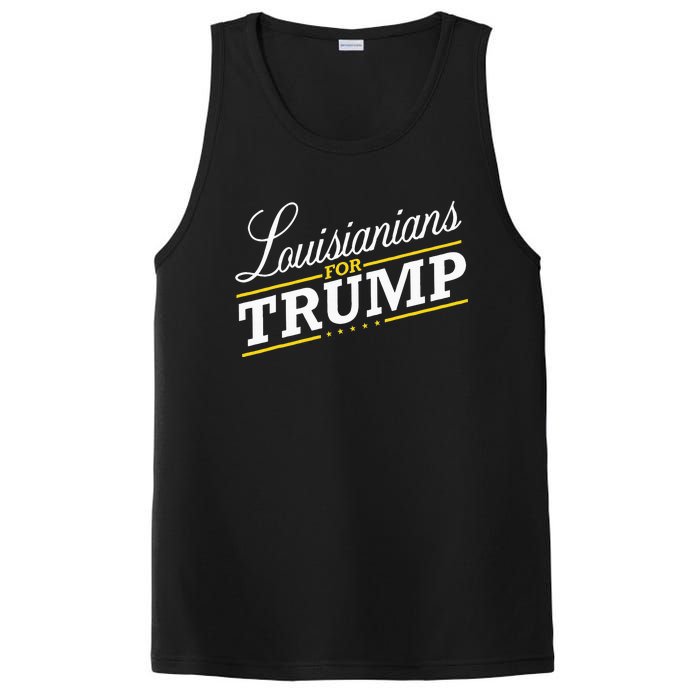 Louisiana For Trump 2024 Second President Election PosiCharge Competitor Tank