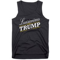 Louisiana For Trump 2024 Second President Election Tank Top