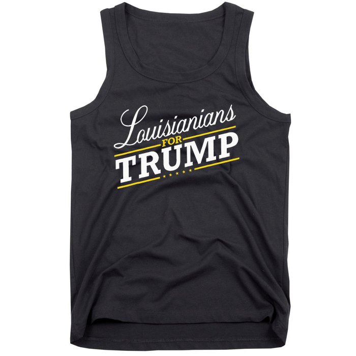 Louisiana For Trump 2024 Second President Election Tank Top