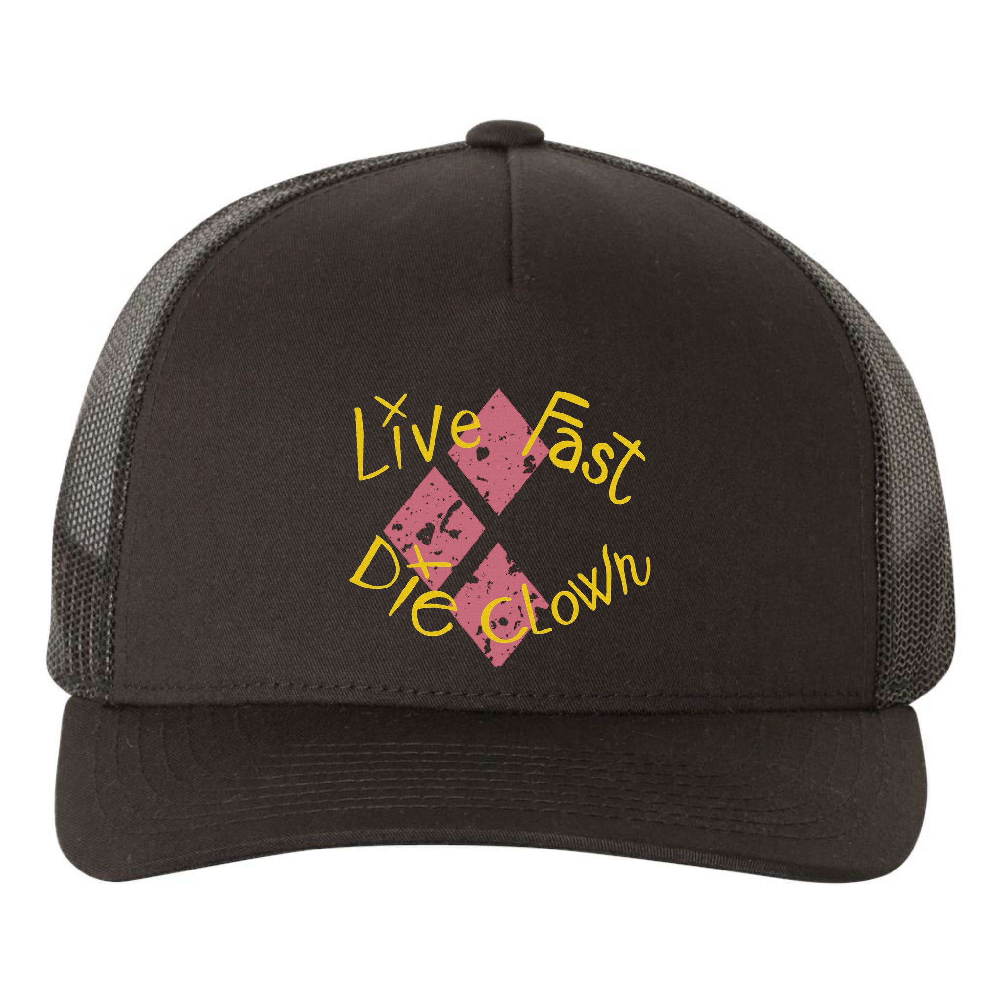 Live Free The Clown Yupoong Adult 5-Panel Trucker Hat