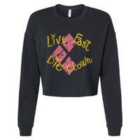 Live Free The Clown Cropped Pullover Crew