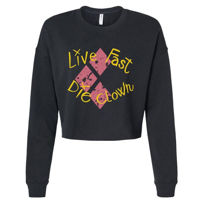 Live Free The Clown Cropped Pullover Crew