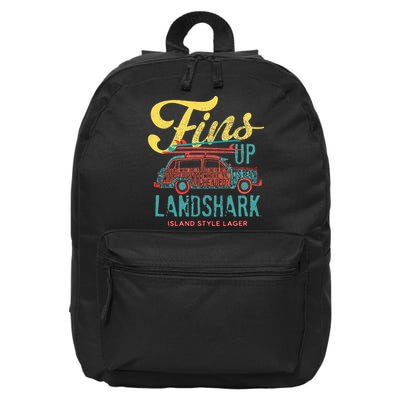 LANDSHARK FINS UP WOODY 16 in Basic Backpack