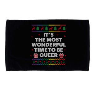 Lgbt Funny Ugly Christmas Style Queer Gay Lesbian Great Gift Microfiber Hand Towel