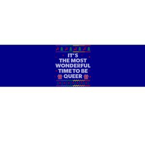 Lgbt Funny Ugly Christmas Style Queer Gay Lesbian Great Gift Bumper Sticker