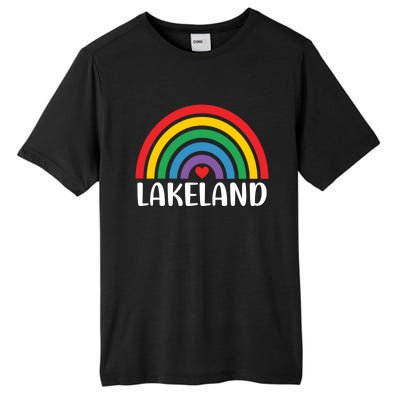 Lakeland Florida Usa Travel I Love Lakeland Funny Gift Tall Fusion ChromaSoft Performance T-Shirt