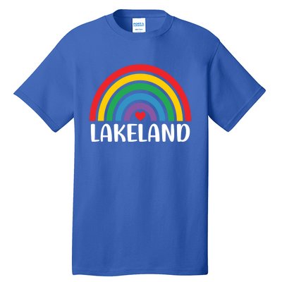 Lakeland Florida Usa Travel I Love Lakeland Funny Gift Tall T-Shirt