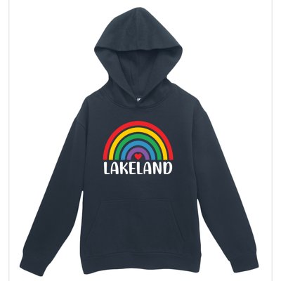 Lakeland Florida Usa Travel I Love Lakeland Funny Gift Urban Pullover Hoodie