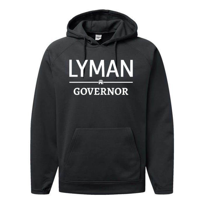 Lyman For Utah Phil Lyman For Governor Performance Fleece Hoodie