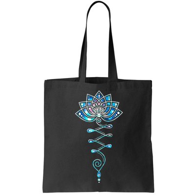 Lotus Flower Unalome Yoga Meditation Awareness Zen Bag
