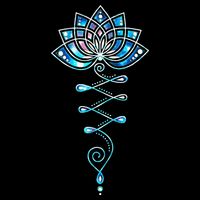 Lotus Flower Unalome Yoga Meditation Awareness Zen Baby Bodysuit