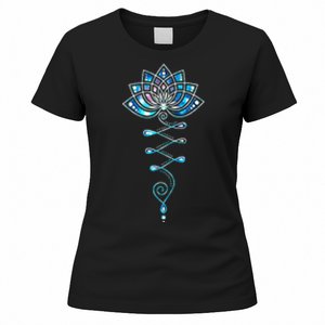 Lotus Flower Unalome Yoga Meditation Awareness Zen Women's T-Shirt