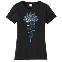 Lotus Flower Unalome Yoga Meditation Awareness Zen Women's T-Shirt