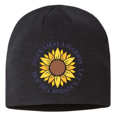 LetS Finish Usa Election 2024 Support Graphic Sustainable Beanie