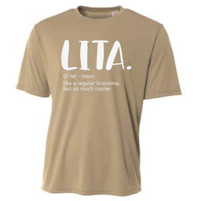 Lita For Women Mother's Day Idea For Grandma Lita Cooling Performance Crew T-Shirt