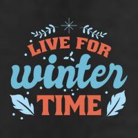 Live For Winter Time Cool Comfort Performance Bucket Hat